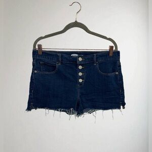 Old Navy Dark Wash Cutoff Jean Shorts
